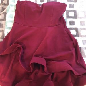 Strapless Short Dress